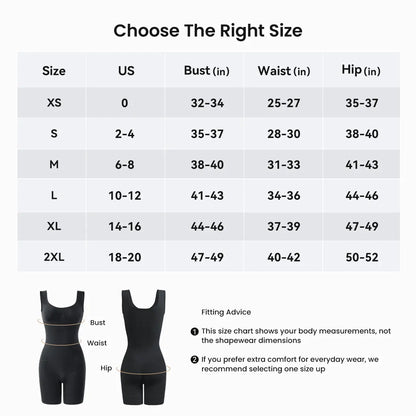 Snatchella Sculpt Bodysuit — Seamless High-Waist Shaping Bodysuit